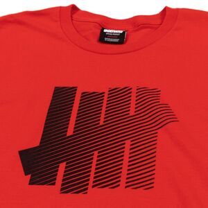 UNDFTD Undefeated Shirt Adult Medium Red 5 Strike Classic Logo Streetwear Tee‎